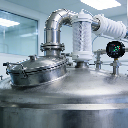 Venteo en tanques para procesos farmacéuticos