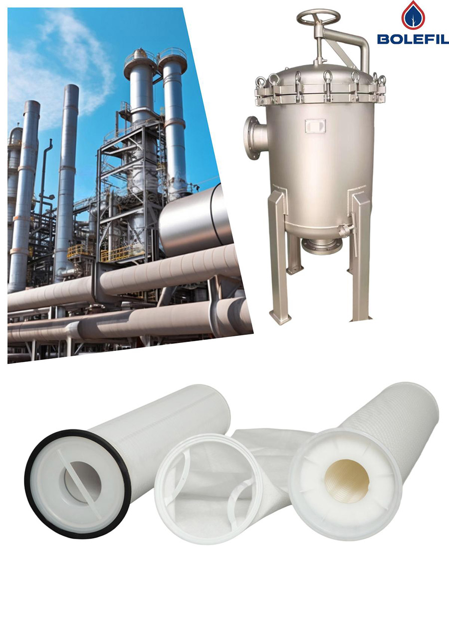 bolsas filtrantes de poliéster